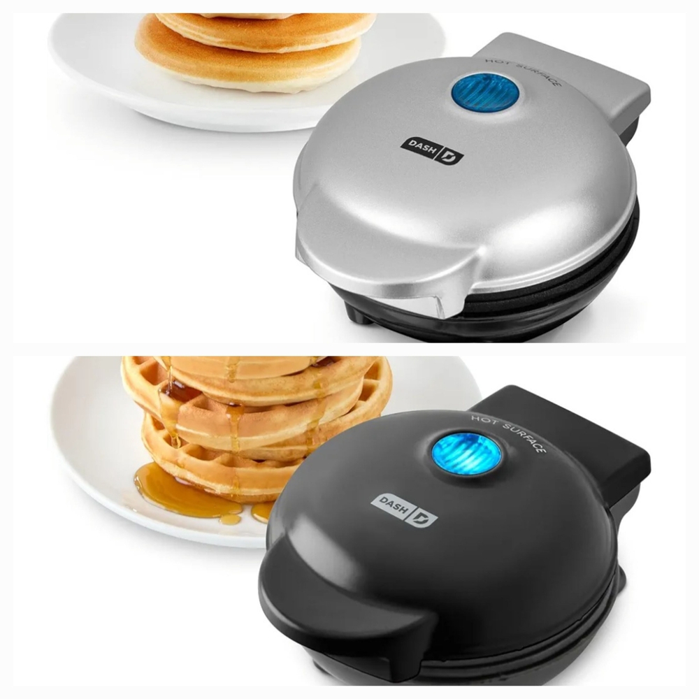 Mini Griddle & Waffle Maker - Set Of 2  Like New!